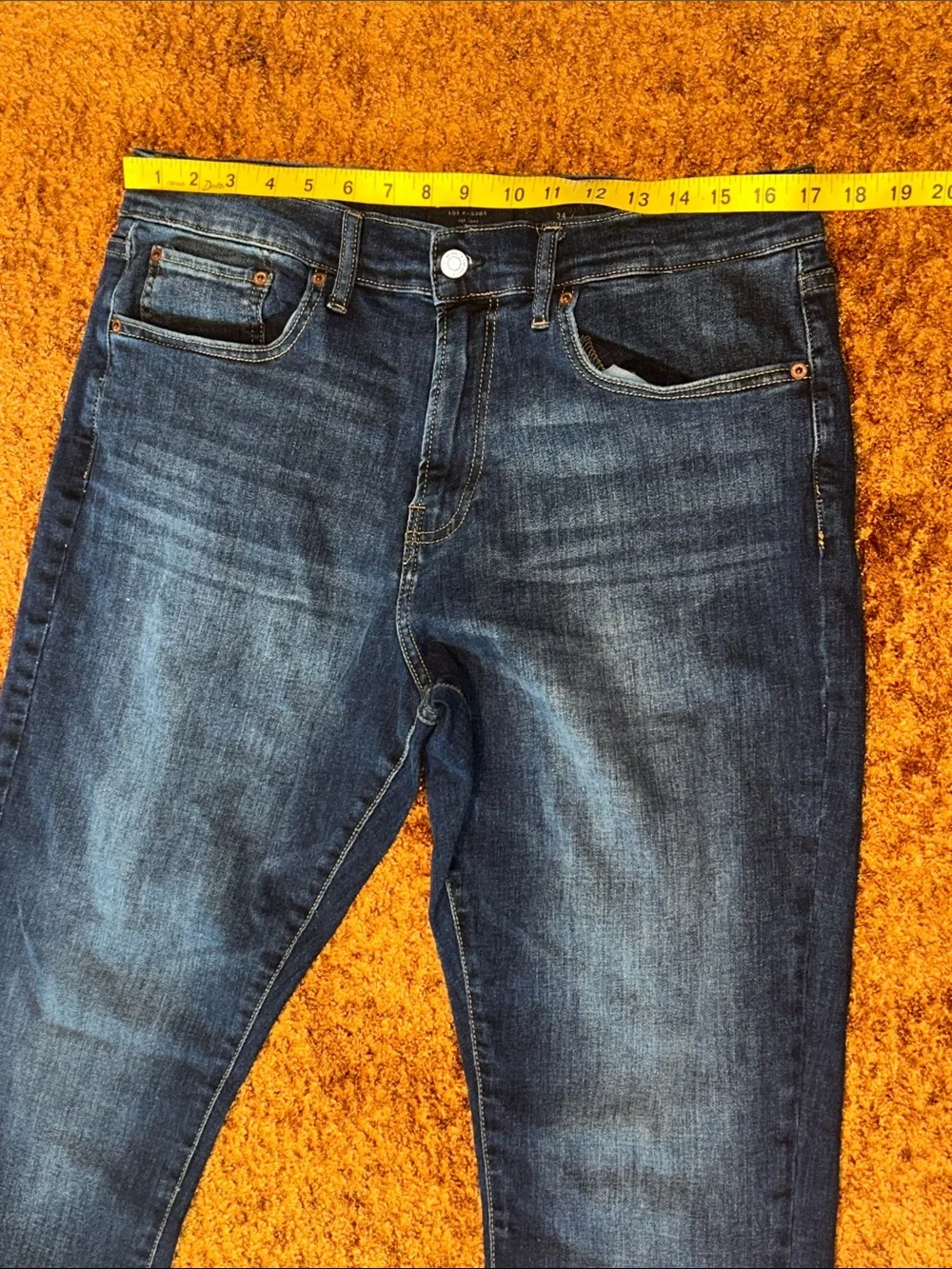 Lucky Brand Men's Straight Jeans in Dark Blue Wash